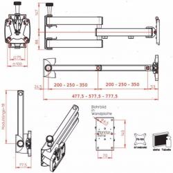 Novus SKY 10N-300 30cm tv steun