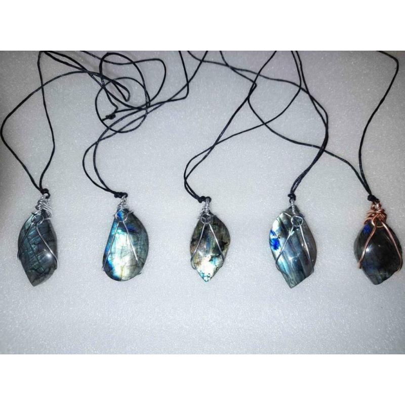 Pendentif en labradorite