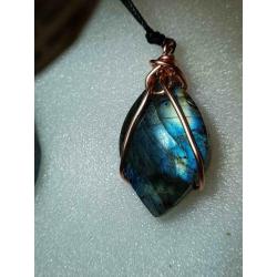 Pendentif en labradorite