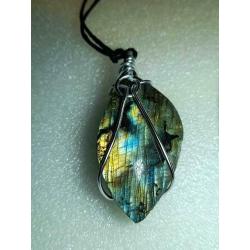 Pendentif en labradorite