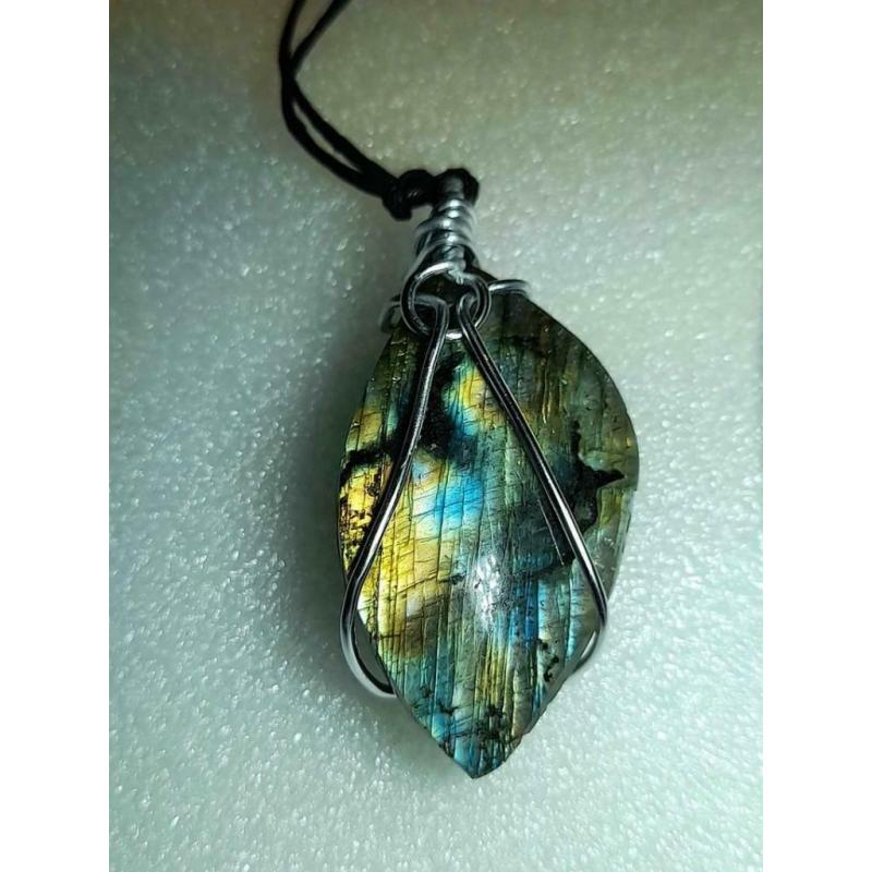 Pendentif en labradorite