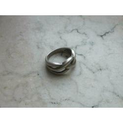 Belle bague en argent 1970 vintage T 57