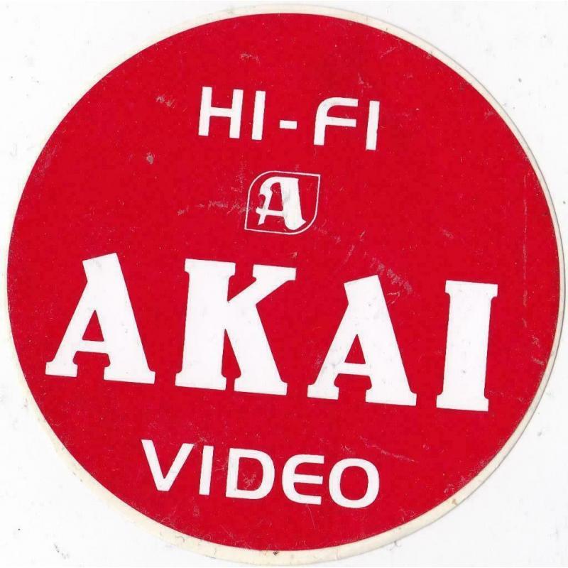 Akai Hi-Fi Sticker /Autocollant