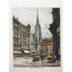 Lithografie - Robert Kasimir VIENNA