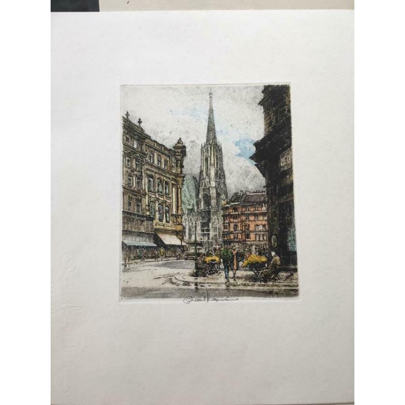 Lithografie - Robert Kasimir VIENNA