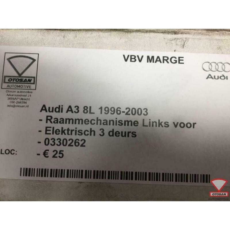 Audi A3 8L 96-01 Raammechanisme Elekt. Rechts 3DRS Nieuw! 03