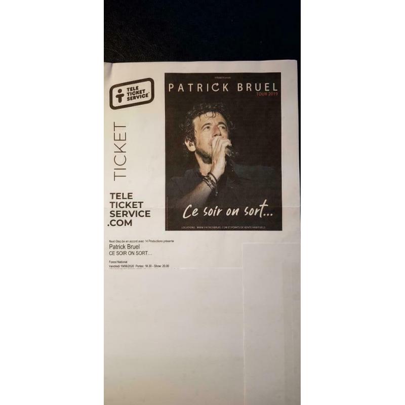 billets de concert Patrick Bruel