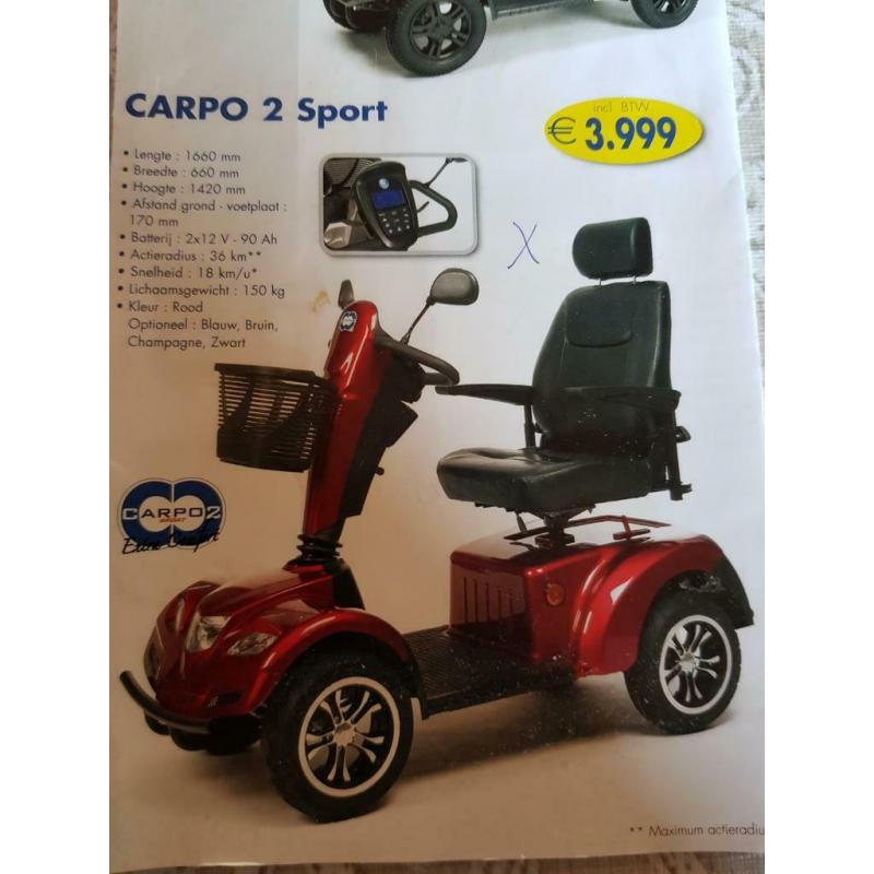 Buitenscooter carpo 2 sport