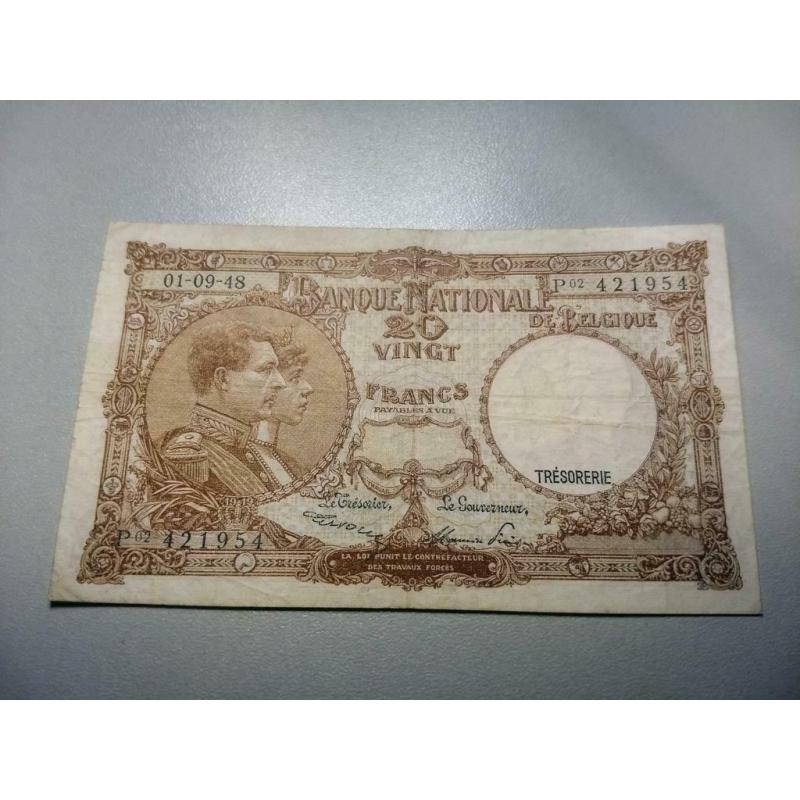 20 francs type "1919" série nationale 01-09-1948