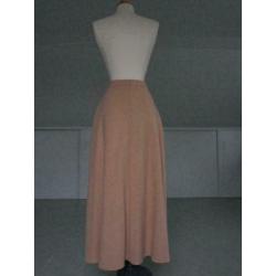 Midi rok in roze beige- NATAN- M 42