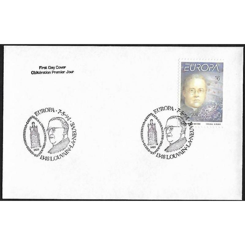 1994 - BELGIQUE - FDC + Y&T 2551 [Lemaître] + LOUVAIN