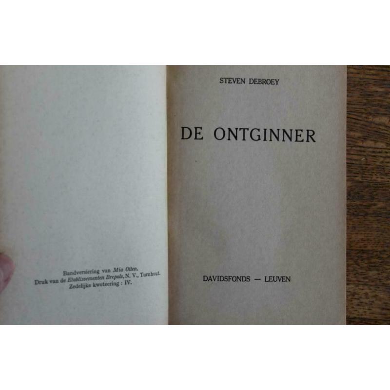 De ontginner (Steven Debroey)(verzending gratis)