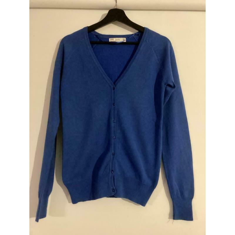 Kobaltblauwe cardigan - Zara – Medium