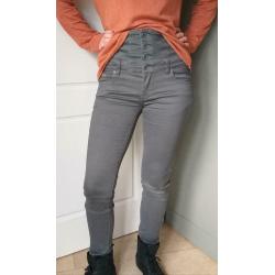 Jean Toxik3 Taille Haute Gris ou Taupe T: S - M - L NOUVEAU