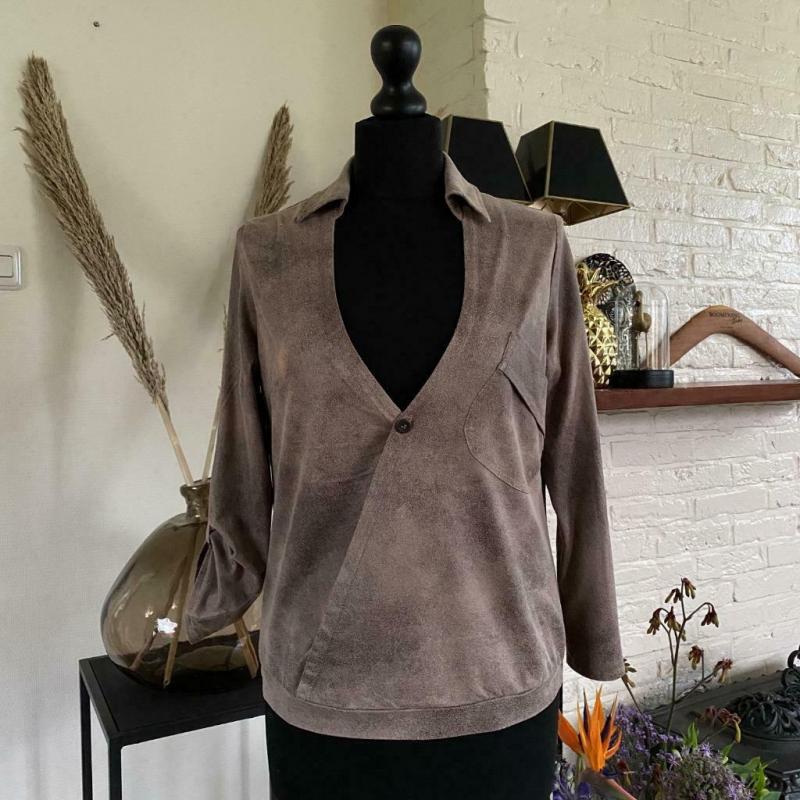 Blouse dreamstar suede look