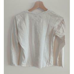 T-shirt blanc longues manches