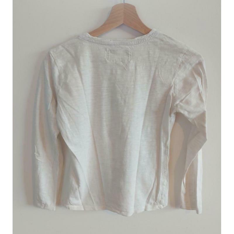 T-shirt blanc longues manches